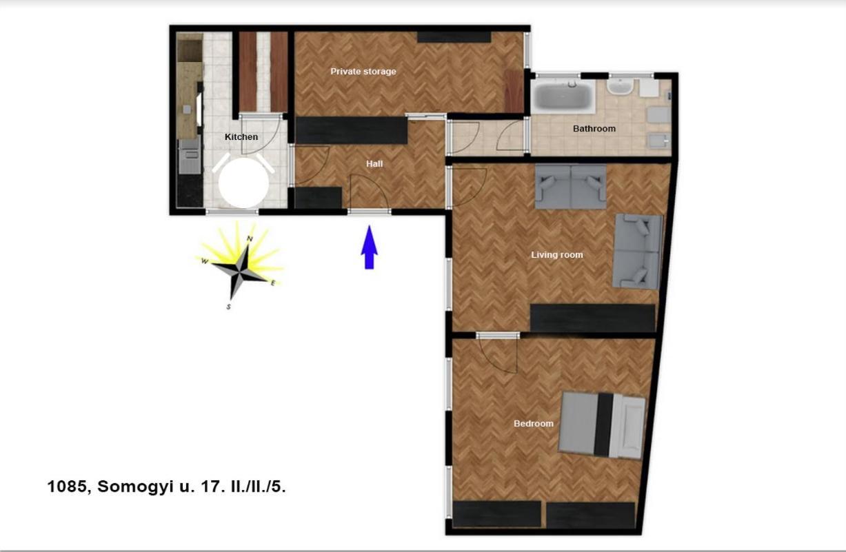 Hi!5 Spacious Apartment Budapest Palotanegyed Экстерьер фото